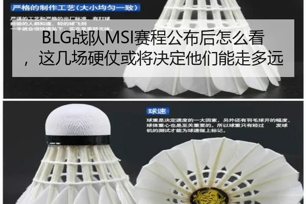 BLG战队MSI赛程公布后怎么看，这几场硬仗或将决定他们能走多远